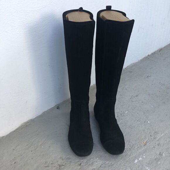 Balenciaga Suede riding boots - Picture 4 of 11